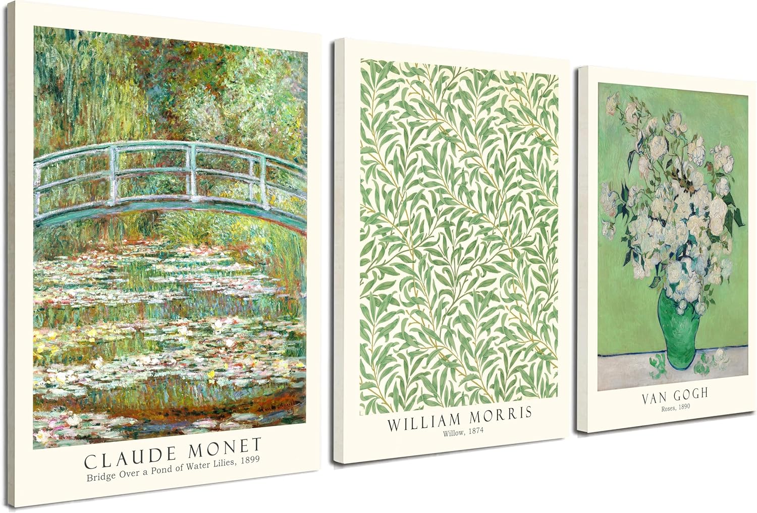 Framed Mid-Century Green Wall Art — 12" — 12"x16"