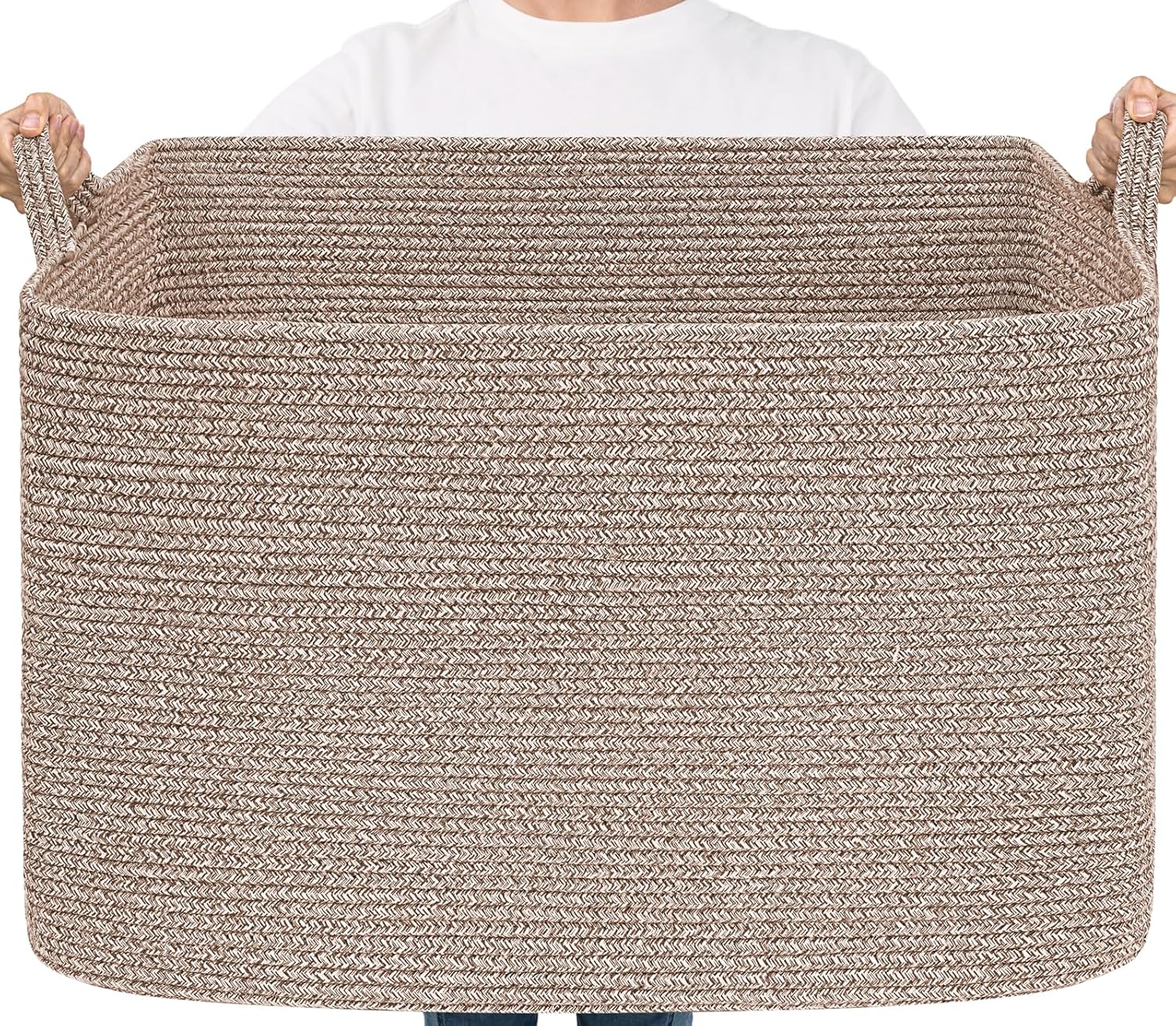 Boho Black Throw Pillow — 21.6" — Brown