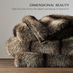 Velvet Luxe Beige Throw Pillow — 50" - View 2