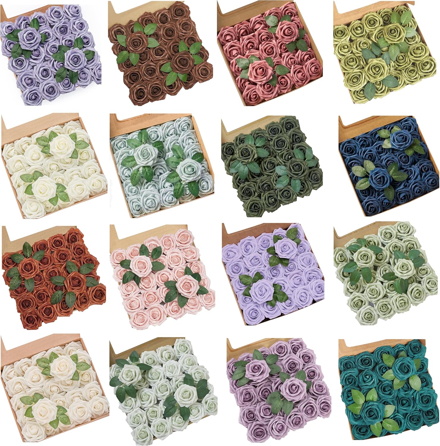 Beige Artificial Flowers — Color Custom