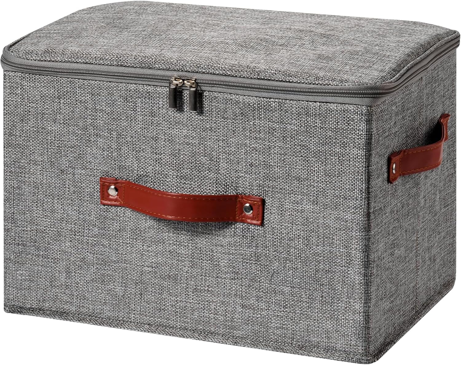Linen Beige Storage Bin — Set of 1 — Large ( Pack of 1 )