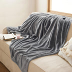 Black Throw Pillow — 50" - View 5