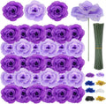 Black Artificial Flowers — Purple-lilac