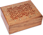 Handcrafted Wood Storage Basket — 7" - View 9