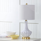 Linen Luxe Black Nightstand Lamp — 21.5" - View 9