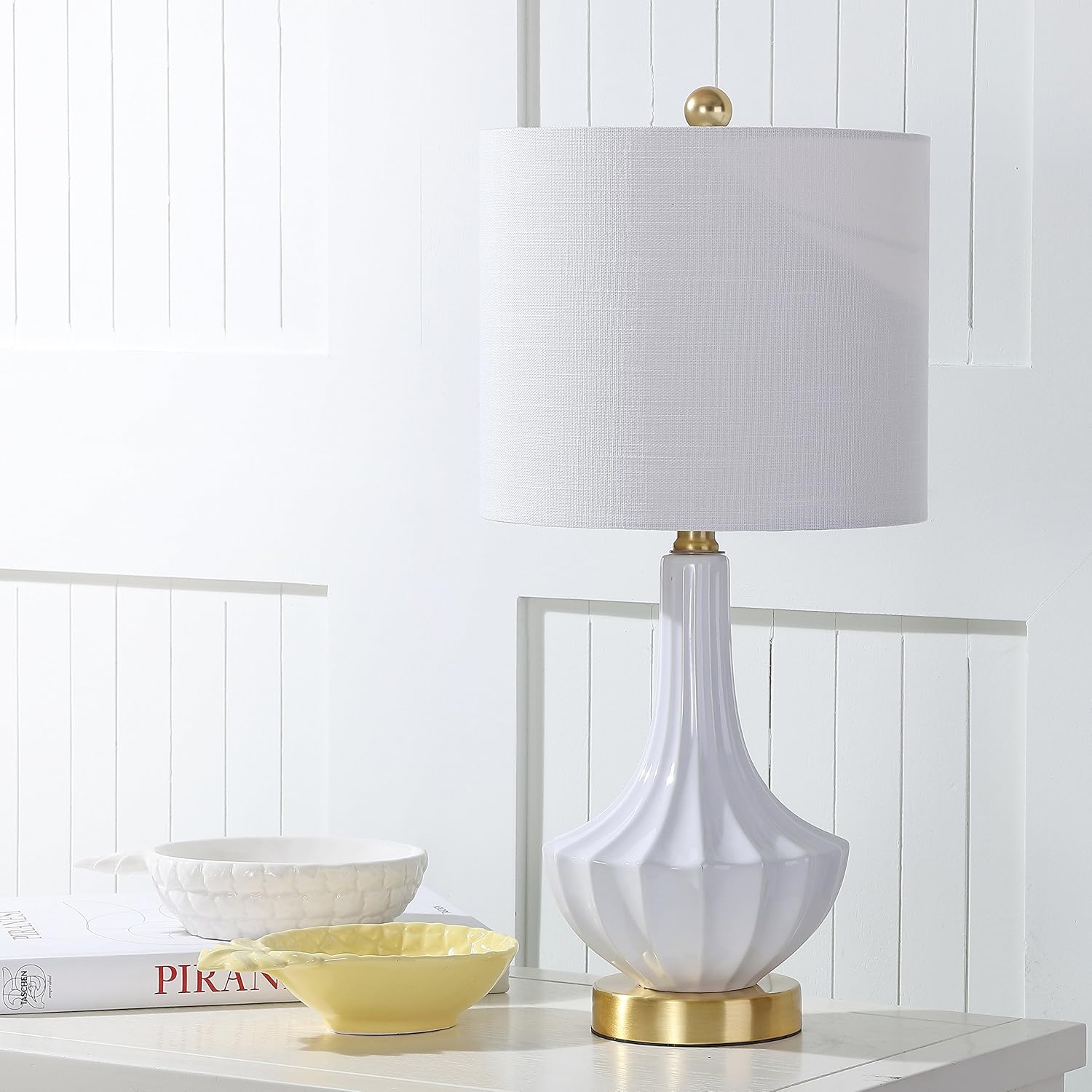 Linen Luxe Black Nightstand Lamp — 21.5" - View 9