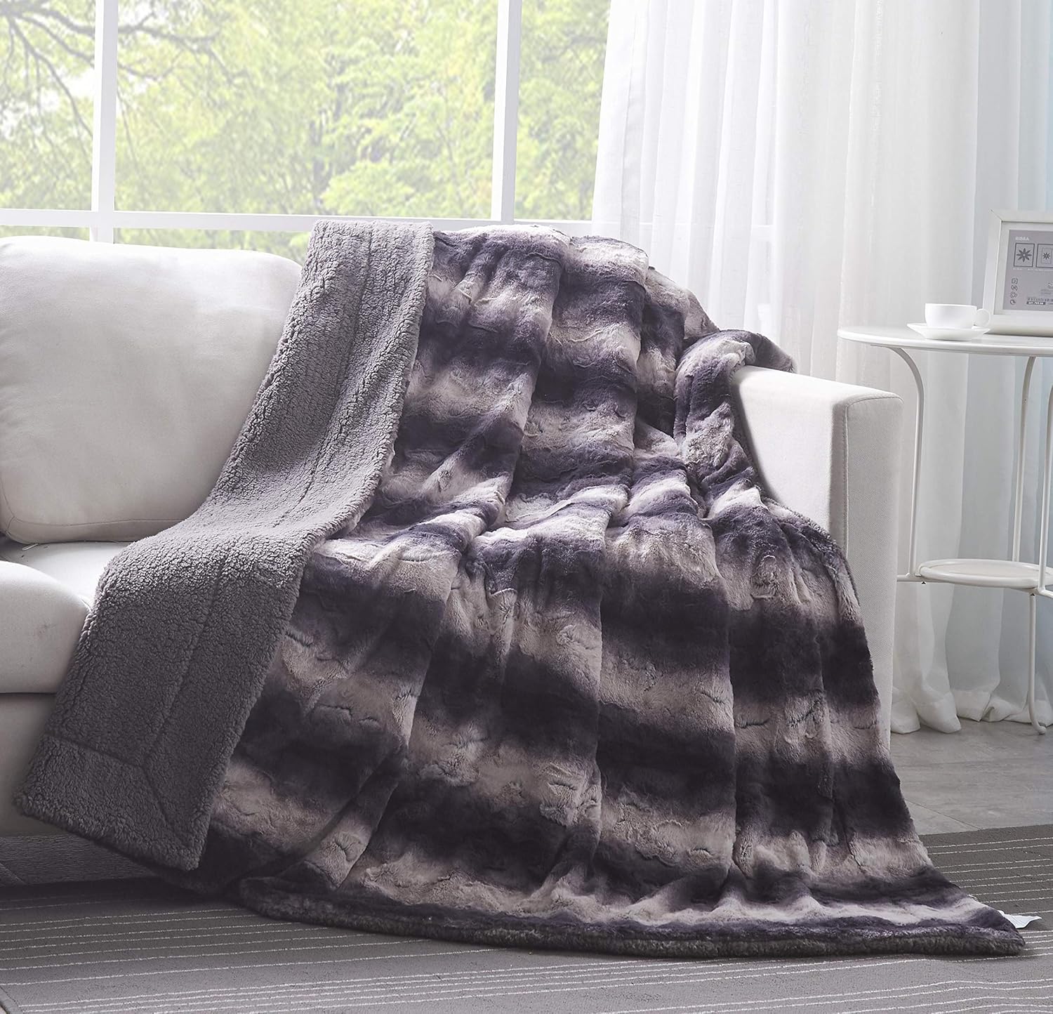 Blue Throw Pillow — 50x60 — 63x90