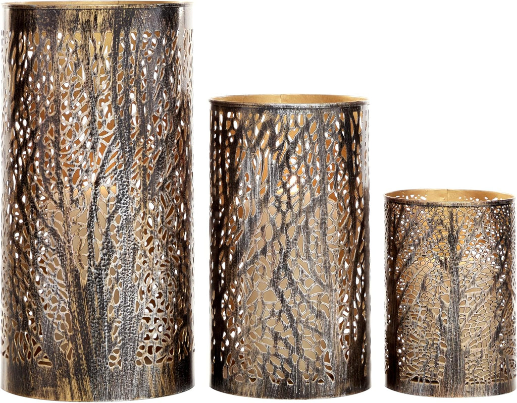 Luxe Metal Candle — 12" - View 12