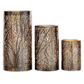 Luxe Metal Candle — 12"