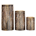 Luxe Metal Candle — 12"