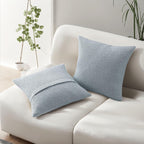 Boucle Boho Beige Pillow Cover — 18" - View 6