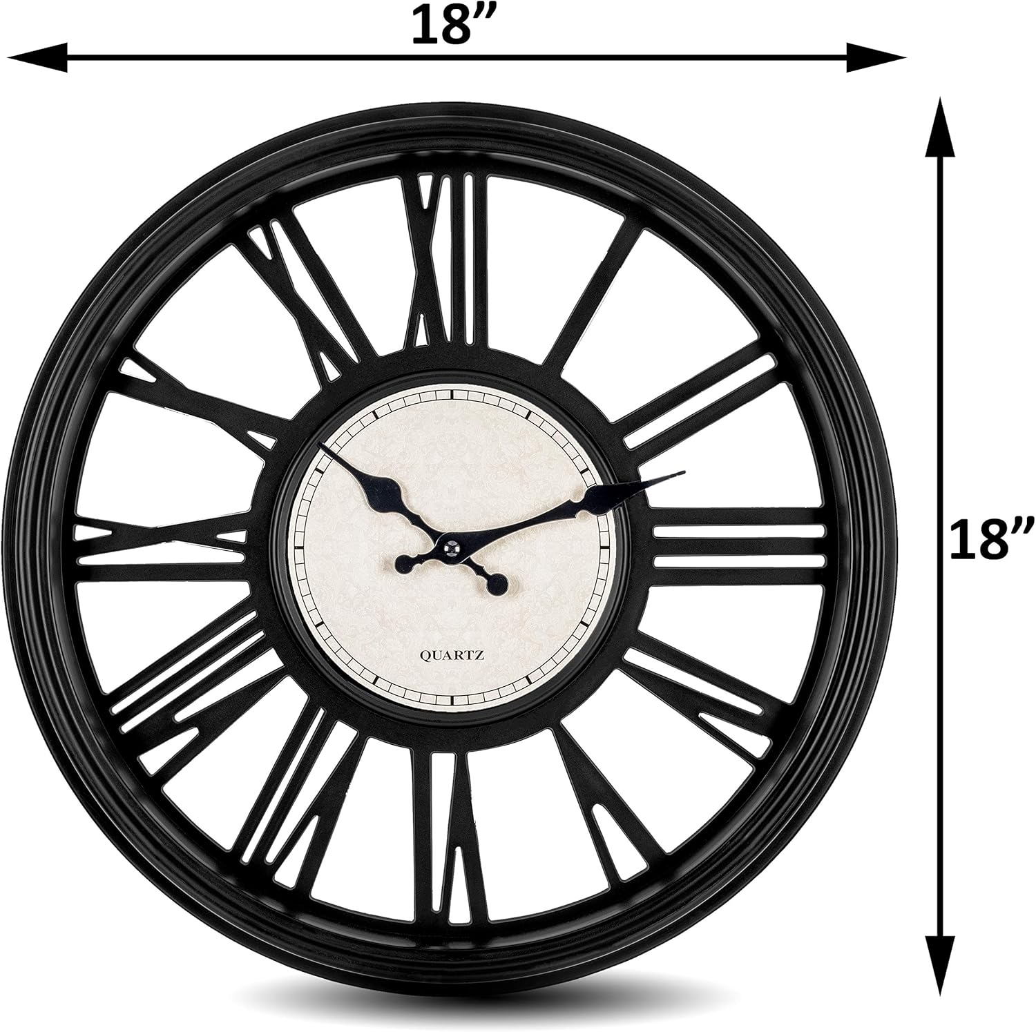 Battery Operated Wall Clock — 18" - View 6
