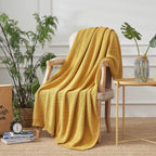 Knit Beige Throw Pillow — 60" - View 6