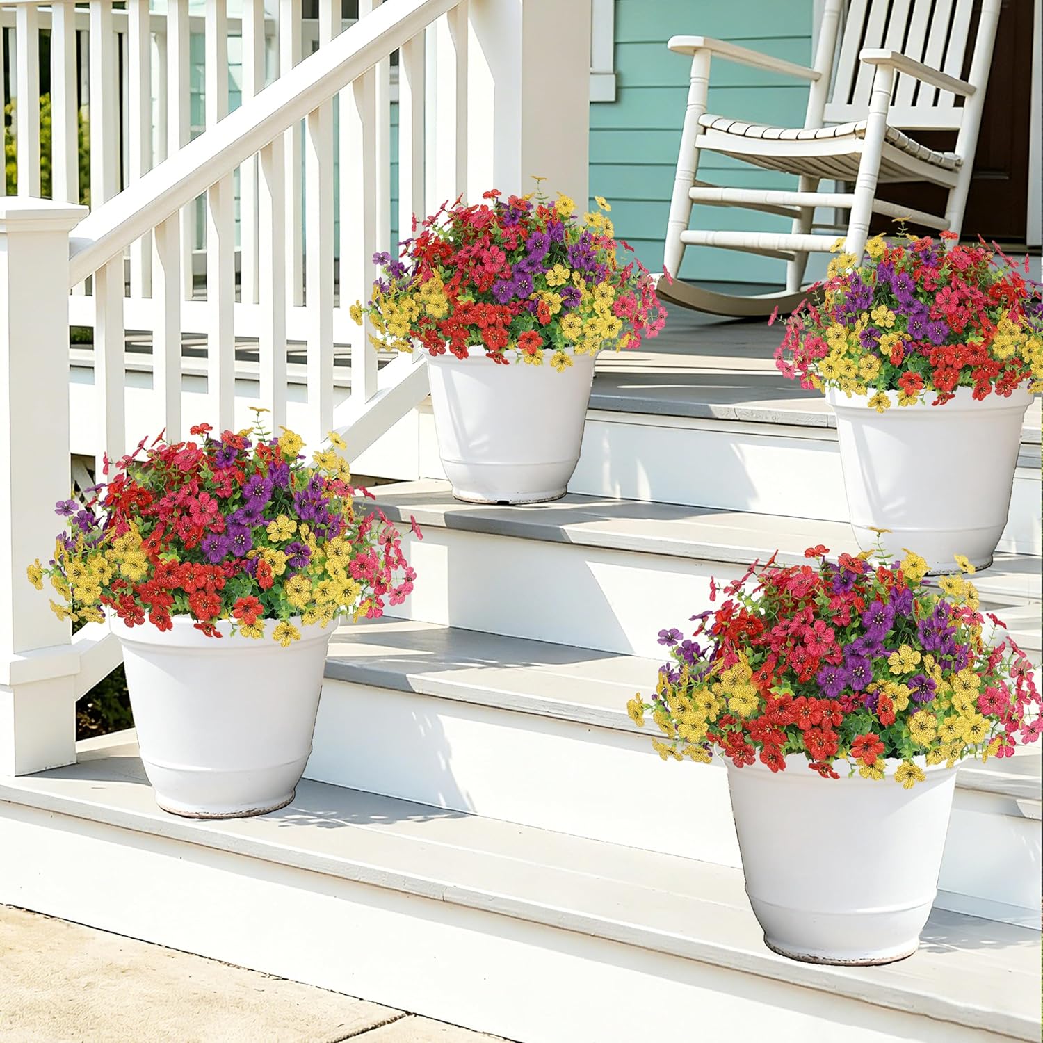 Purple Artificial Plant — Mix 4 Color