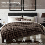Luxe Beige Throw Pillow — 50" - View 5