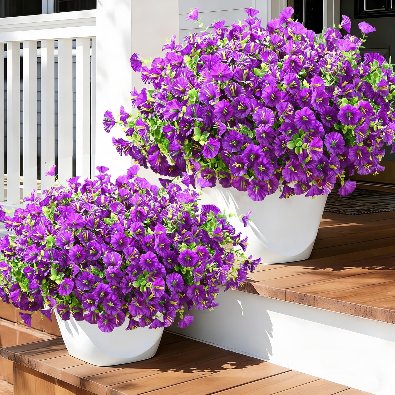 Green Faux Plant — Purple