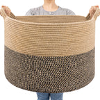 Round Boho Black Throw Pillow — 8"