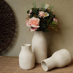 Boho Red Decorative Vase — Set of 3 - View 2