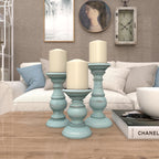 Farmhouse Black Pillar Candle — 6" - View 7