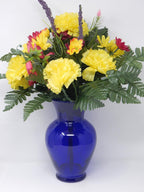 Blue Flower Vase — 4" - View 7