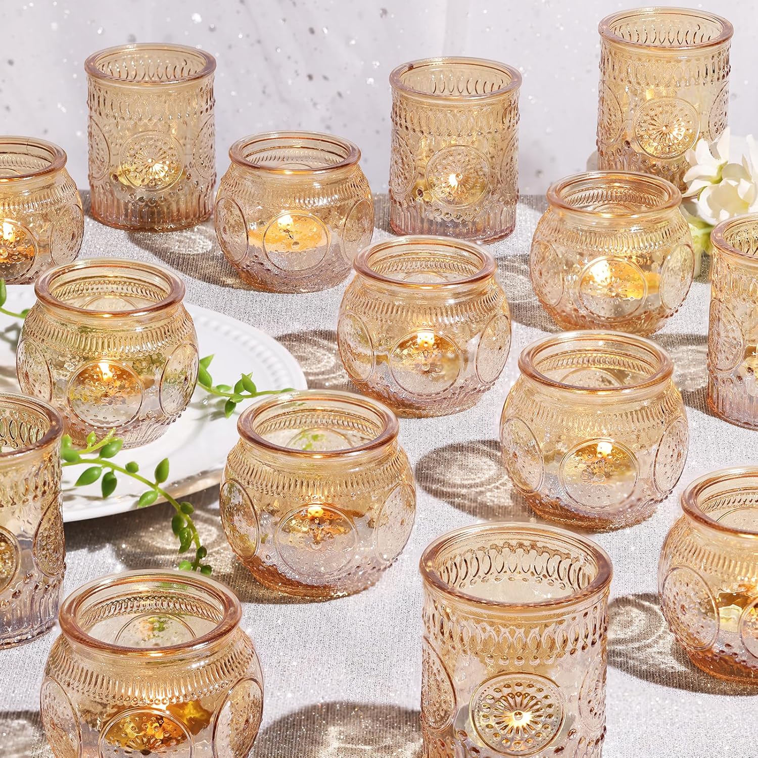 Vintage Boho Gold Candle — Gold