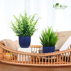 Blue Faux Plant - View 4