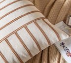 Boho Beige Throw Pillow Cover — 20" - View 5