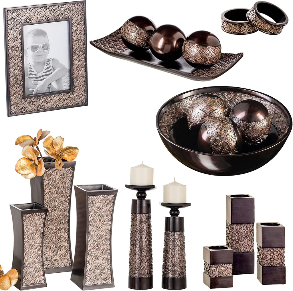 Brown Pillar Candle — Set of 2 - View 9