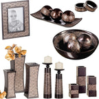 Brown Pillar Candle — Set of 2 - View 9