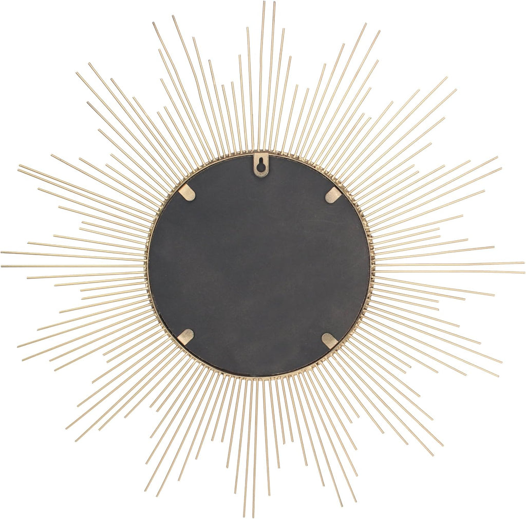 Round Luxe Metal Wall Mirror — 23" - View 5