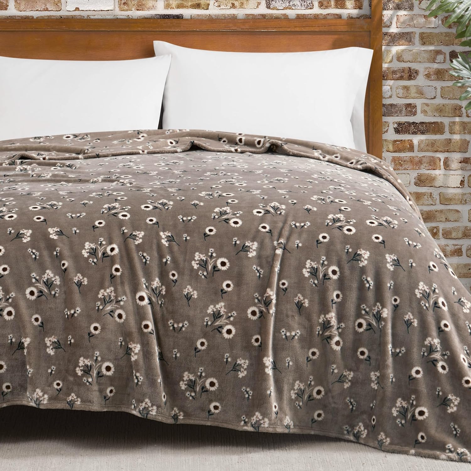 Beige Throw Pillow — 50" — Beige