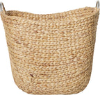 Boho Brown Woven Basket — 21" - View 10