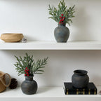 Boho Beige Flower Vase — 6" - View 8