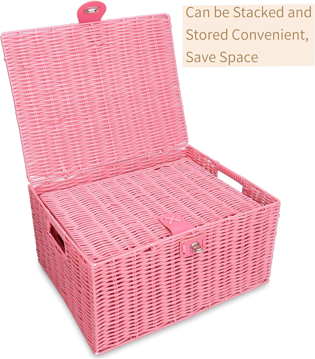Boho Black Woven Basket — Set of 3 - View 8
