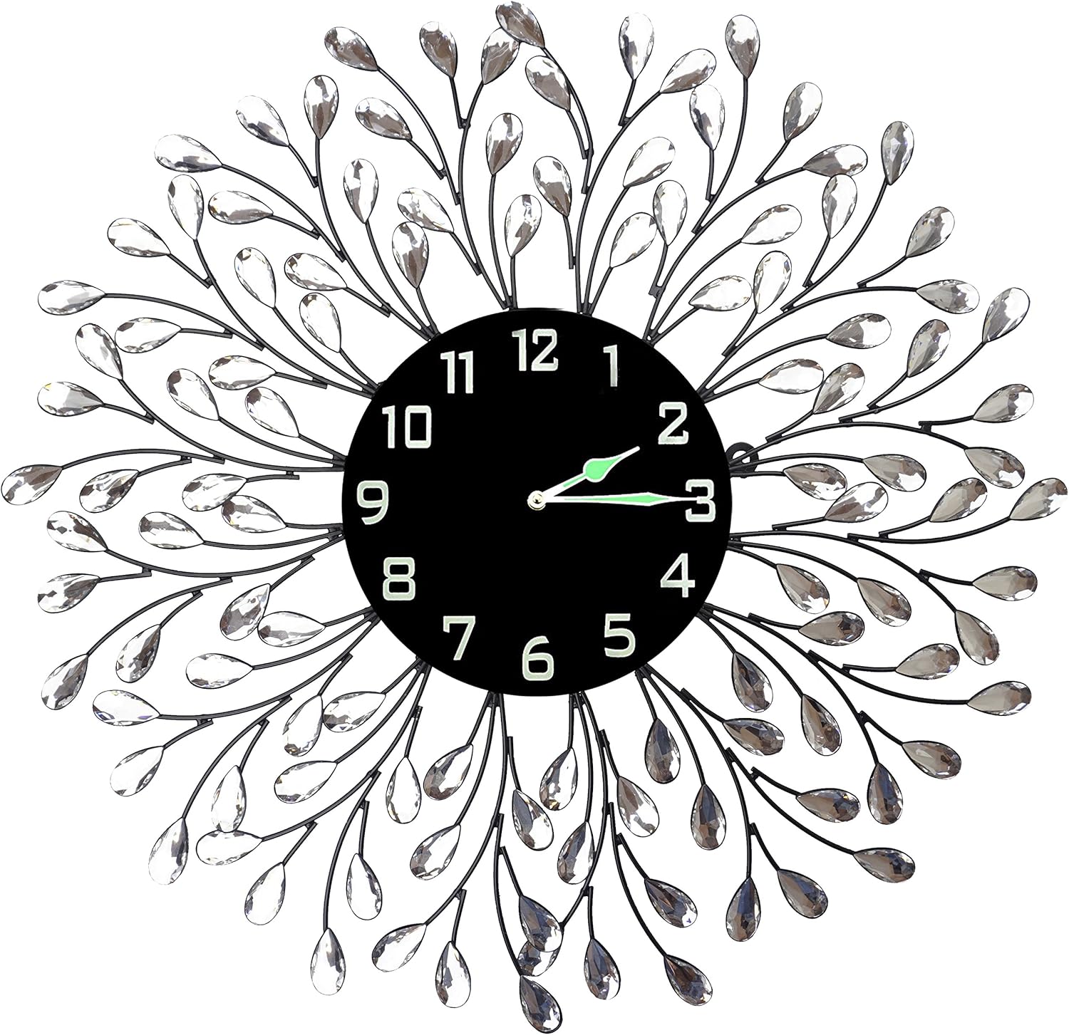 Luxe Black Wall Art — Black Dial/Number