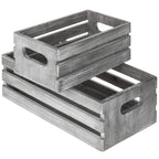 Farmhouse Brown Storage Basket — Set of 2