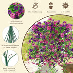 Purple Artificial Plant - View 3
