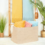 Boho Beige Throw Pillow — 25" - View 2
