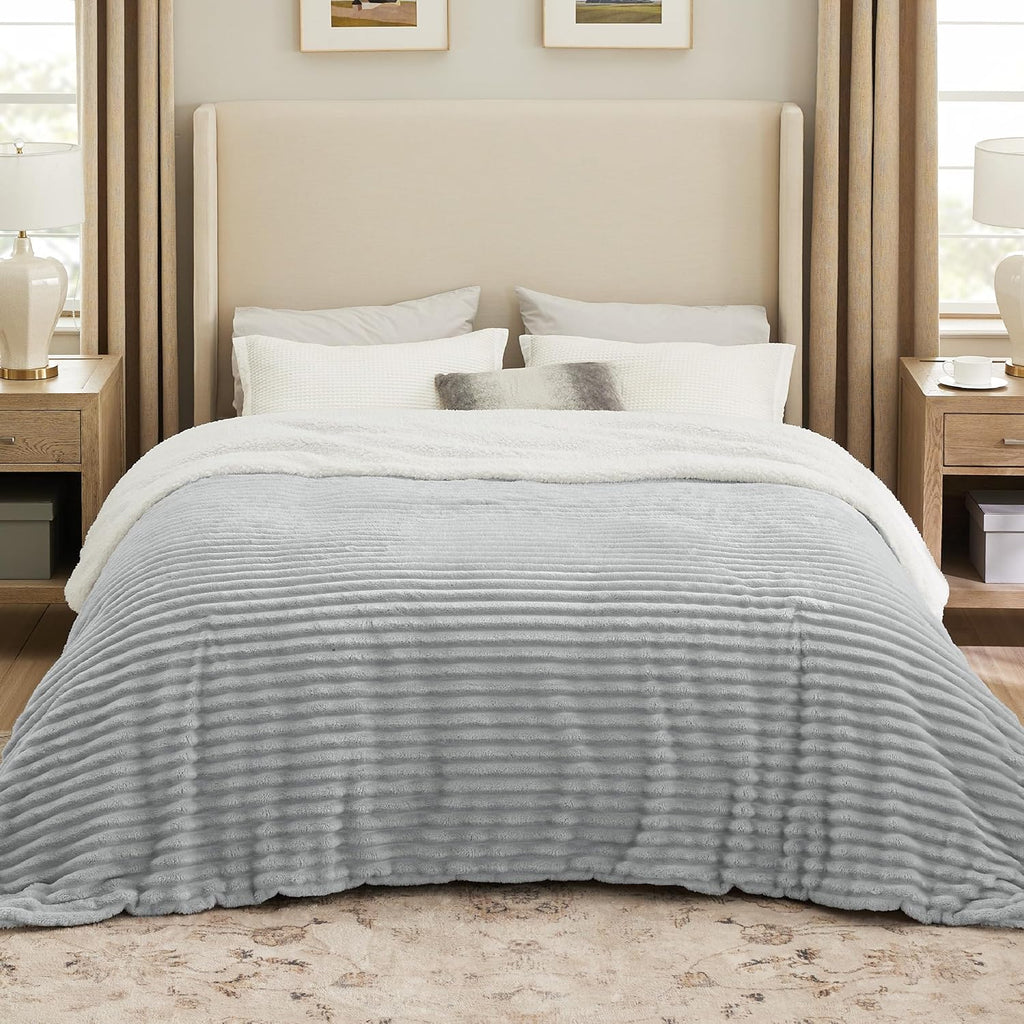 Beige Throw Pillow — 50" — 03 - Grey