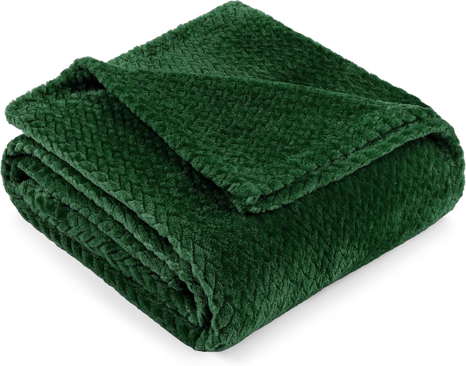 Beige Throw Pillow — 60" — Emerald Green