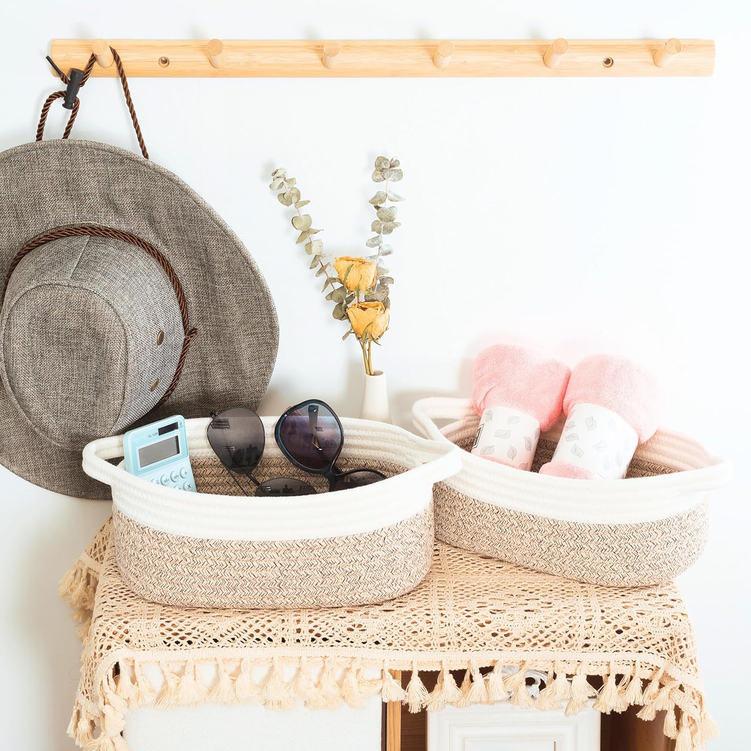 Boho Beige Vase - View 9