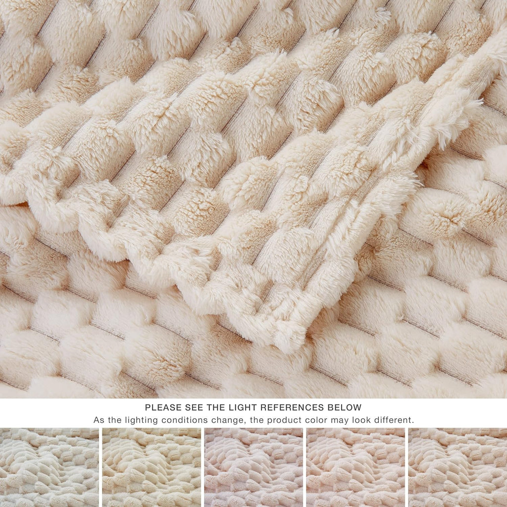 Beige Throw Pillow — 50" - View 6