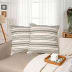 Boho Fabric Throw Pillow Cover — 18" - View 8