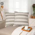 Boho Fabric Throw Pillow Cover — 18"