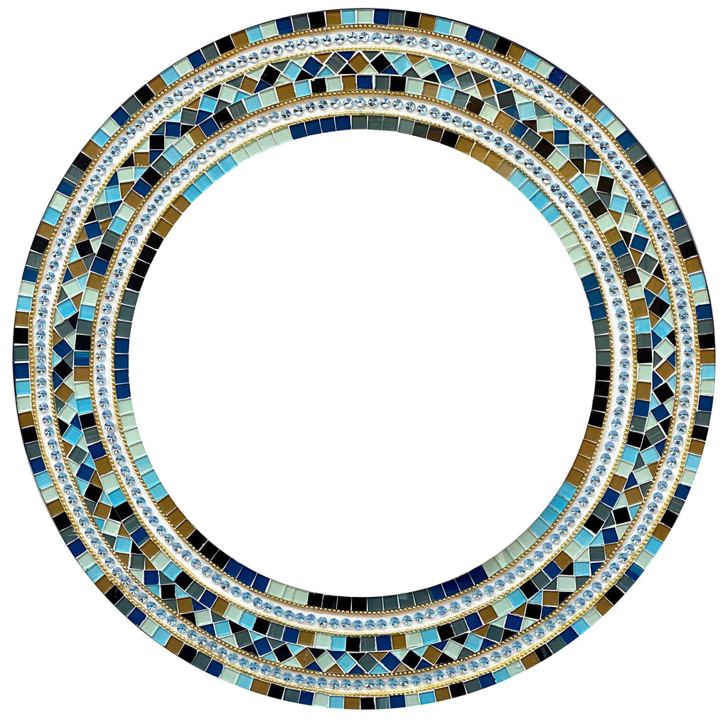 Round Glass Wall Mirror