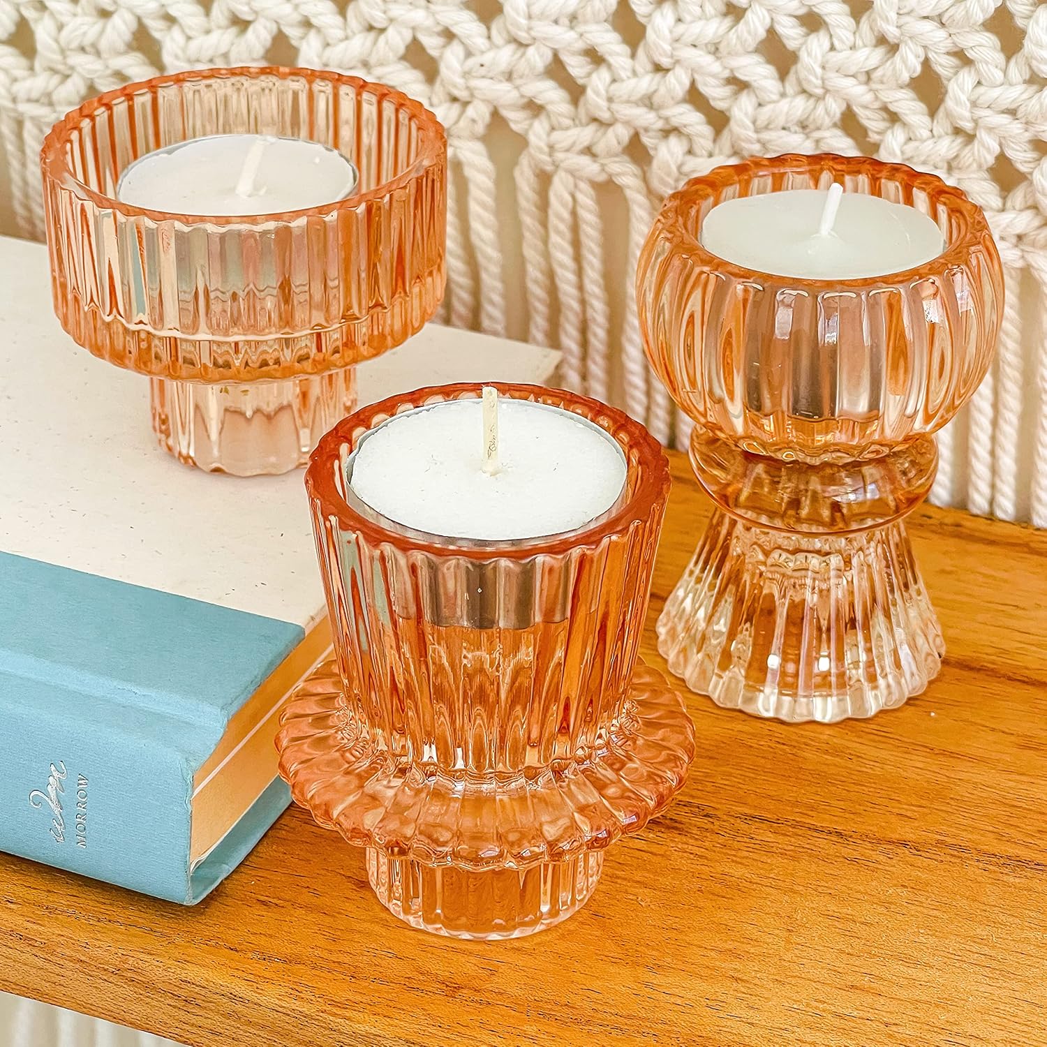 Vintage Luxe Black Candle — Set of 6 - View 5