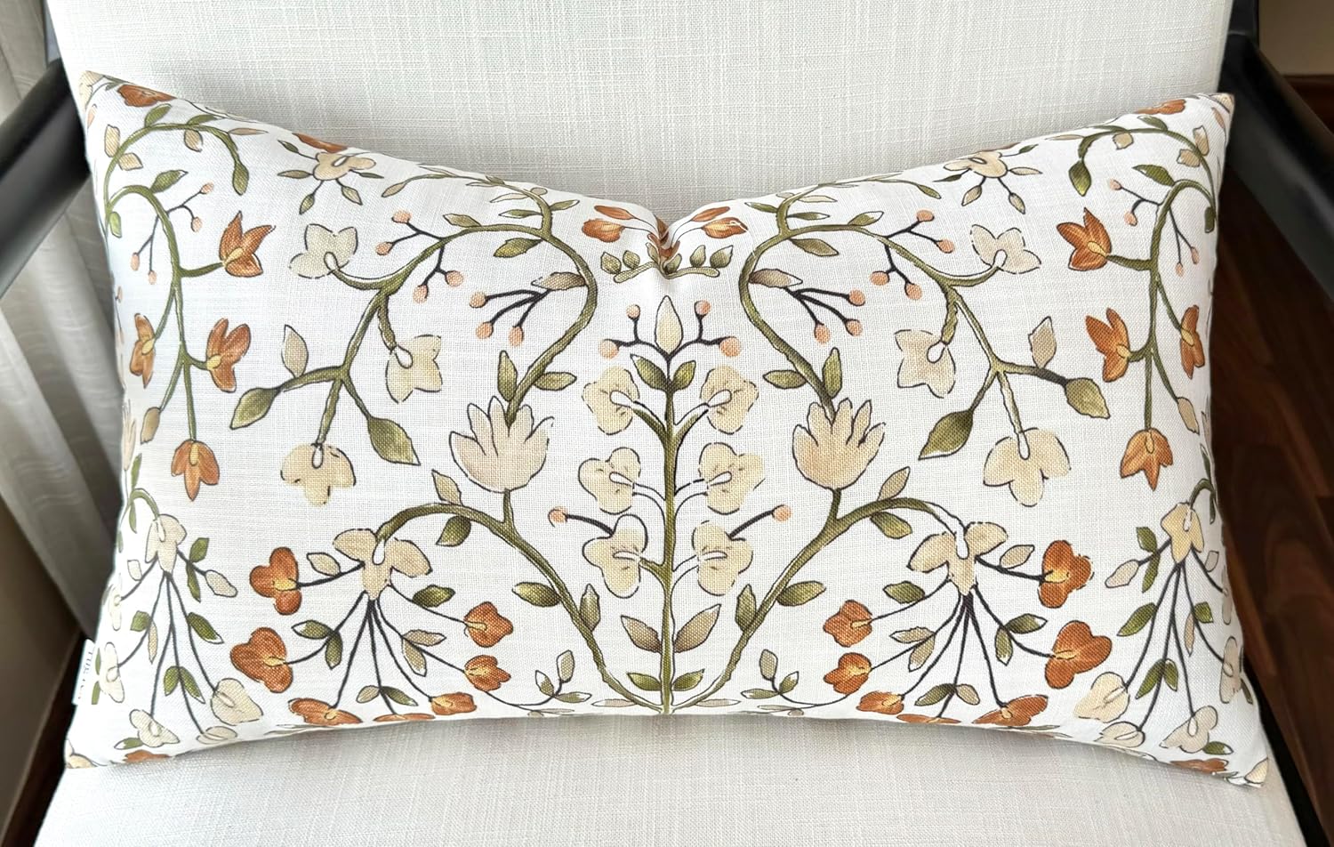 Farmhouse Beige Throw Pillow Cover — 20" — 24" x 14" (Pack of 1)