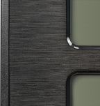Mid-Century Black Wall Clock — 9.84" - View 3