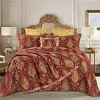 Velvet Luxe Beige Throw Pillow - View 6