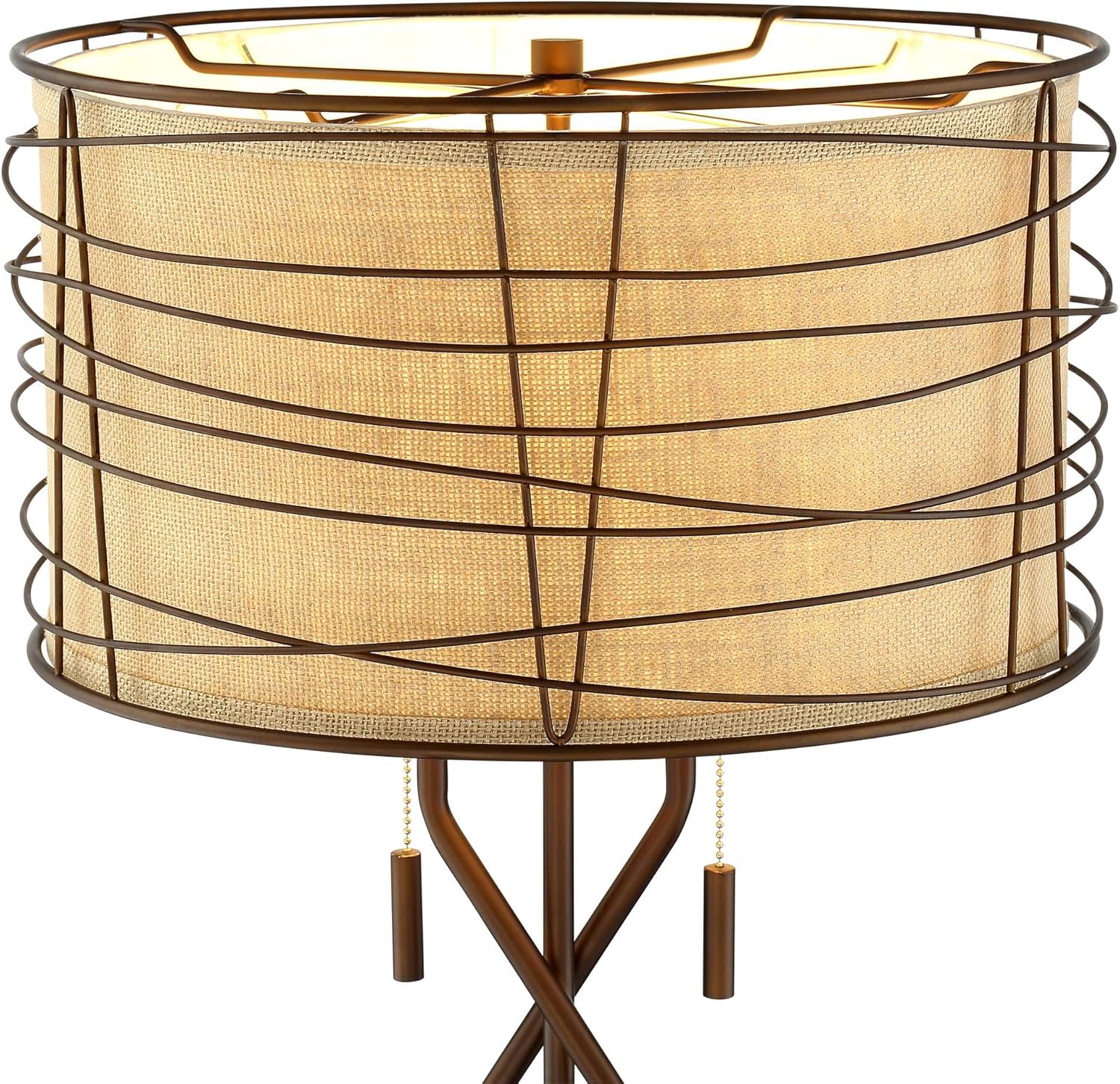 Boho Gold Table Lamp — 4" - View 3